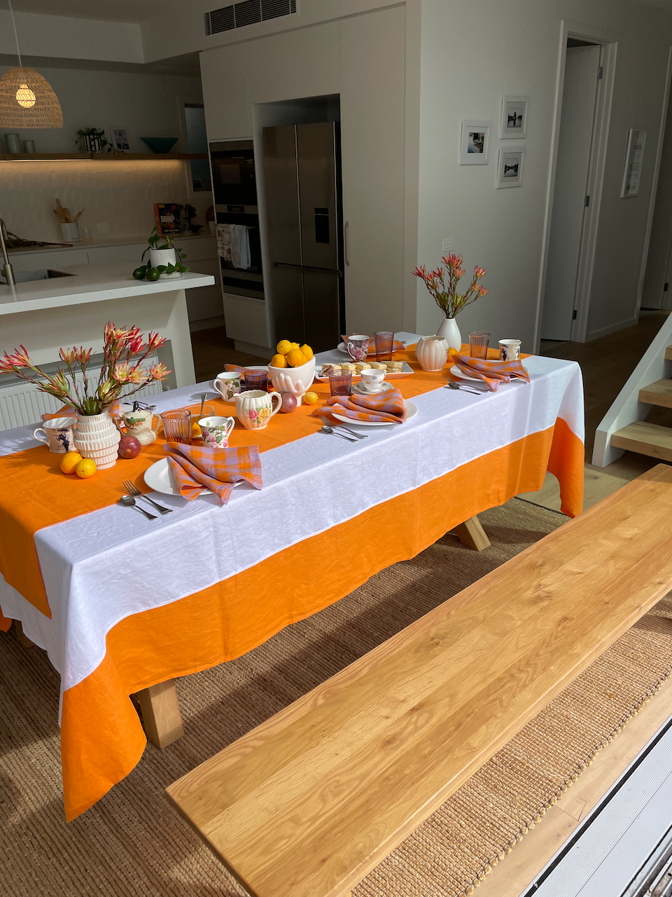 100% Linen Table Cloth