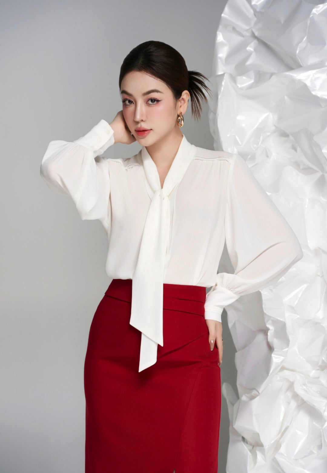 Top with tieup
