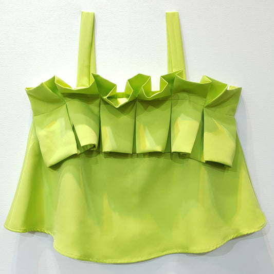 Ruffle Top | Green Top | Summer Top