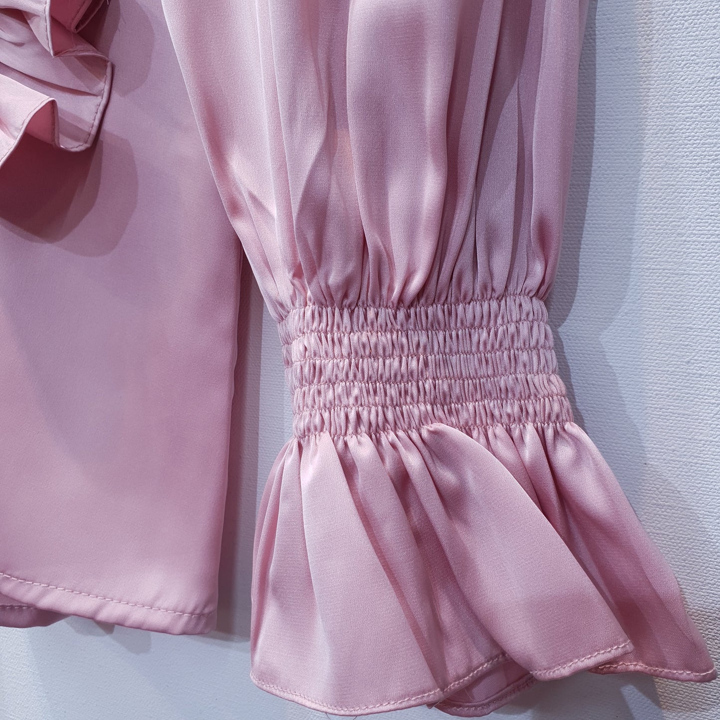 Satin Top with Frills