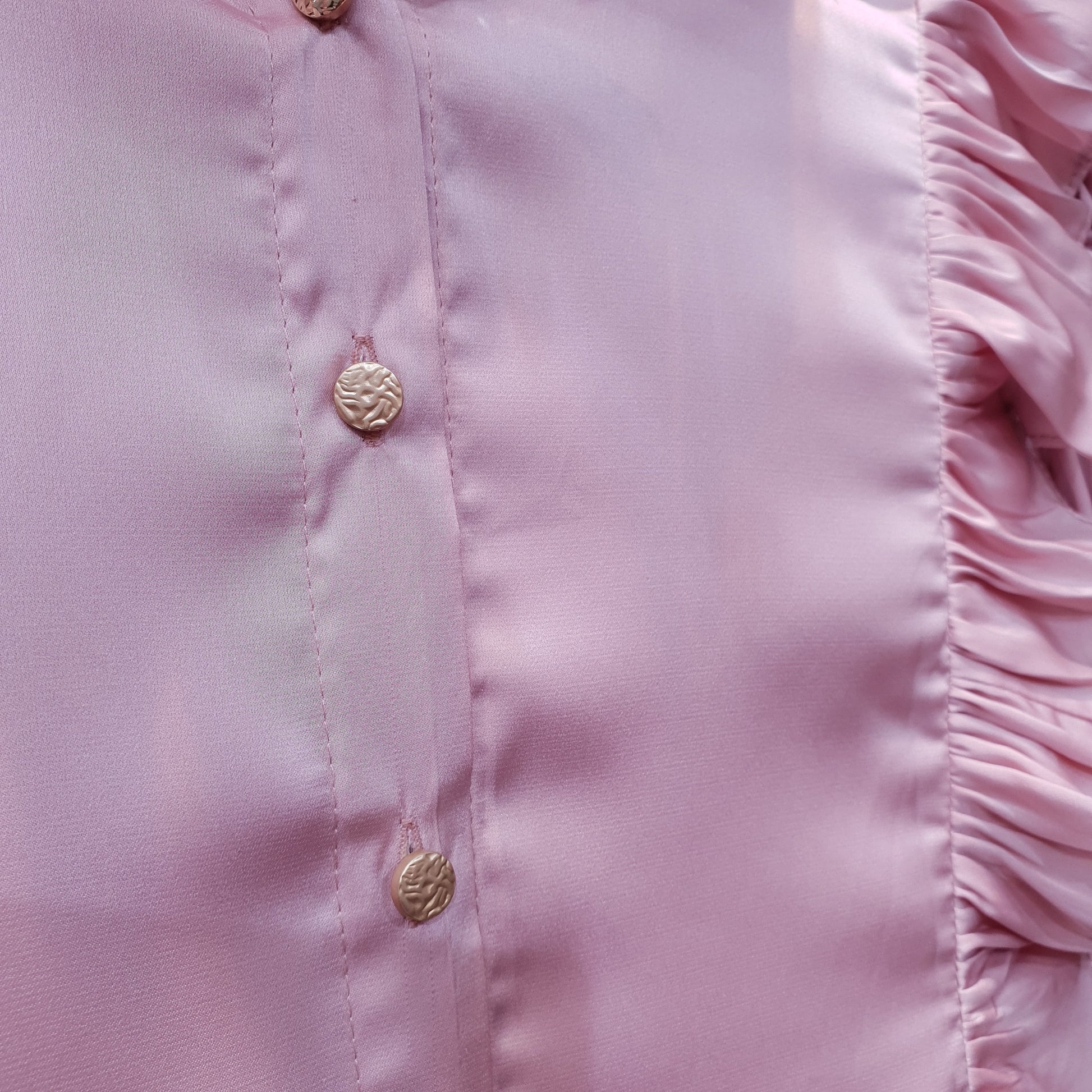 Satin Top with Frills