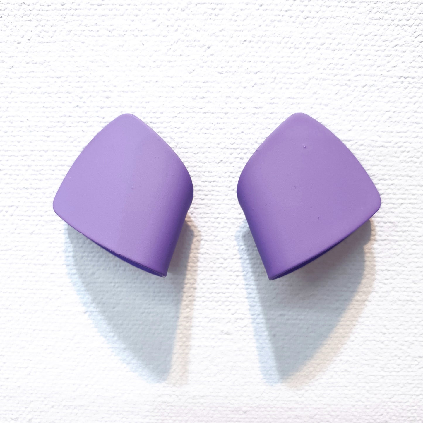 Lavender Metallic Earrings