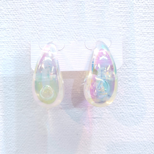 Rainbow Hoop Earrings