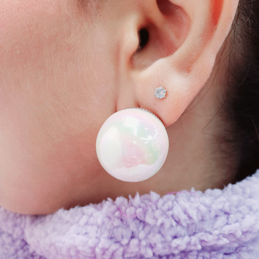 Oversized Pearl Earrings