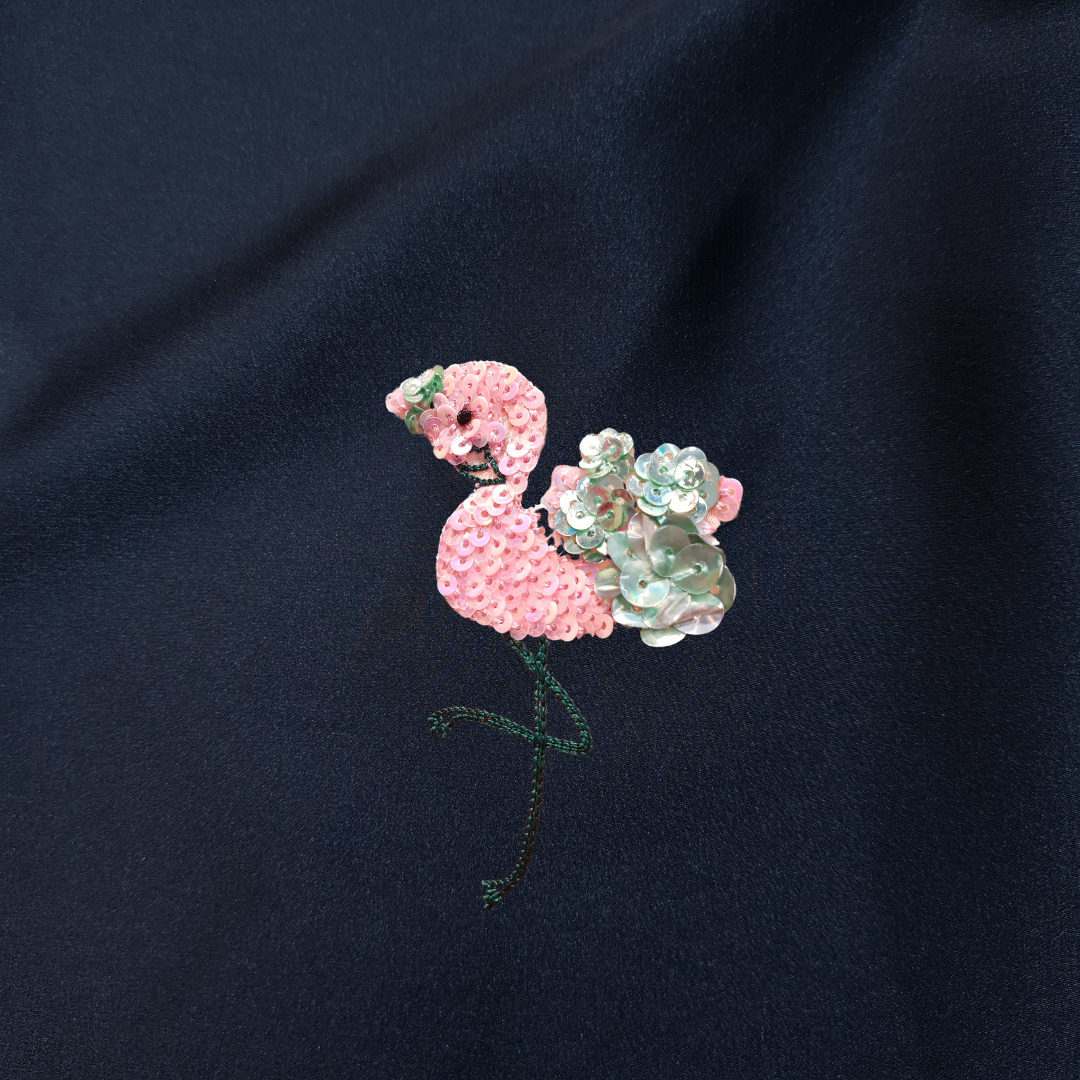 Satin shirt | Peach shirt | Embroidered shirt | Smock Design