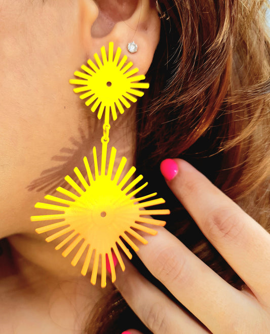 Star Earrings | Chic Yellow Star for Women - November 28