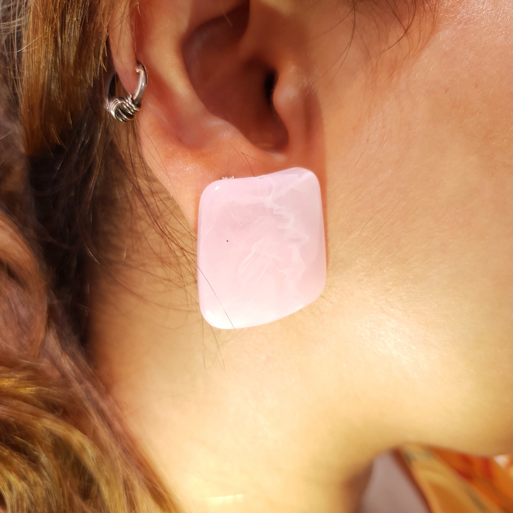 Pink Earrings - Elegant Pink Stone Earrings | November 28