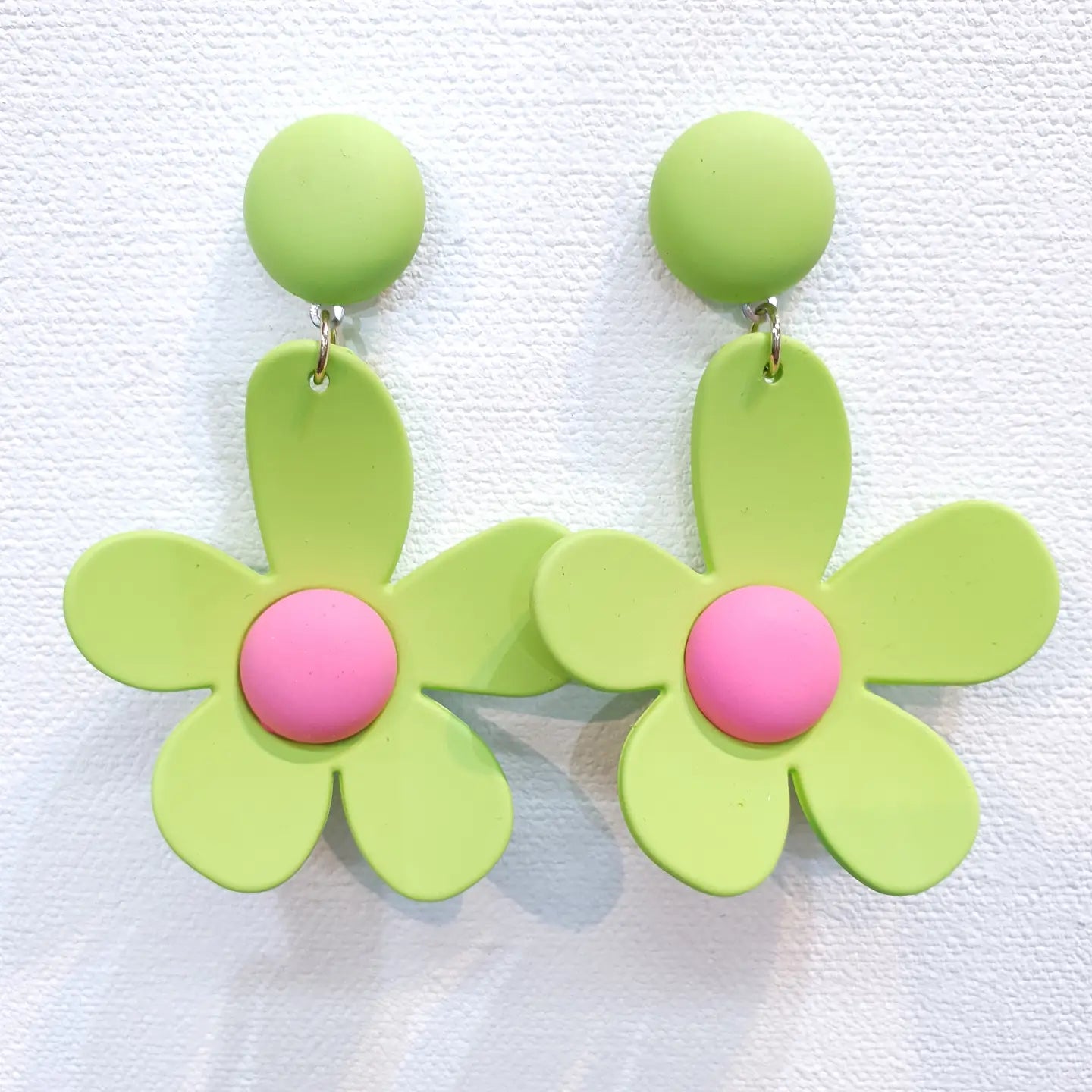 Green Earrings | Beautiful Green Earrings for Women with Sunflower Design