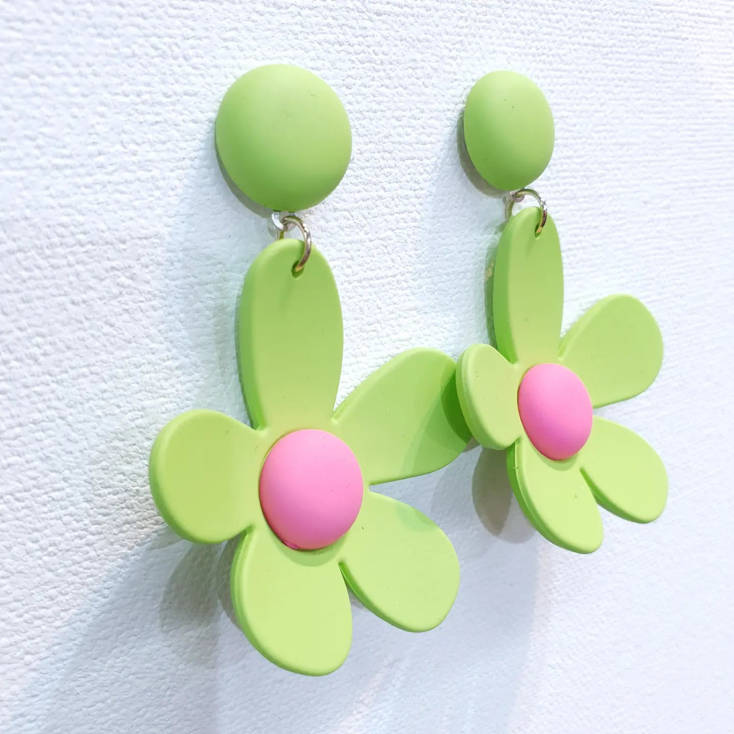 Green Earrings | Beautiful Green Earrings for Women with Sunflower Design