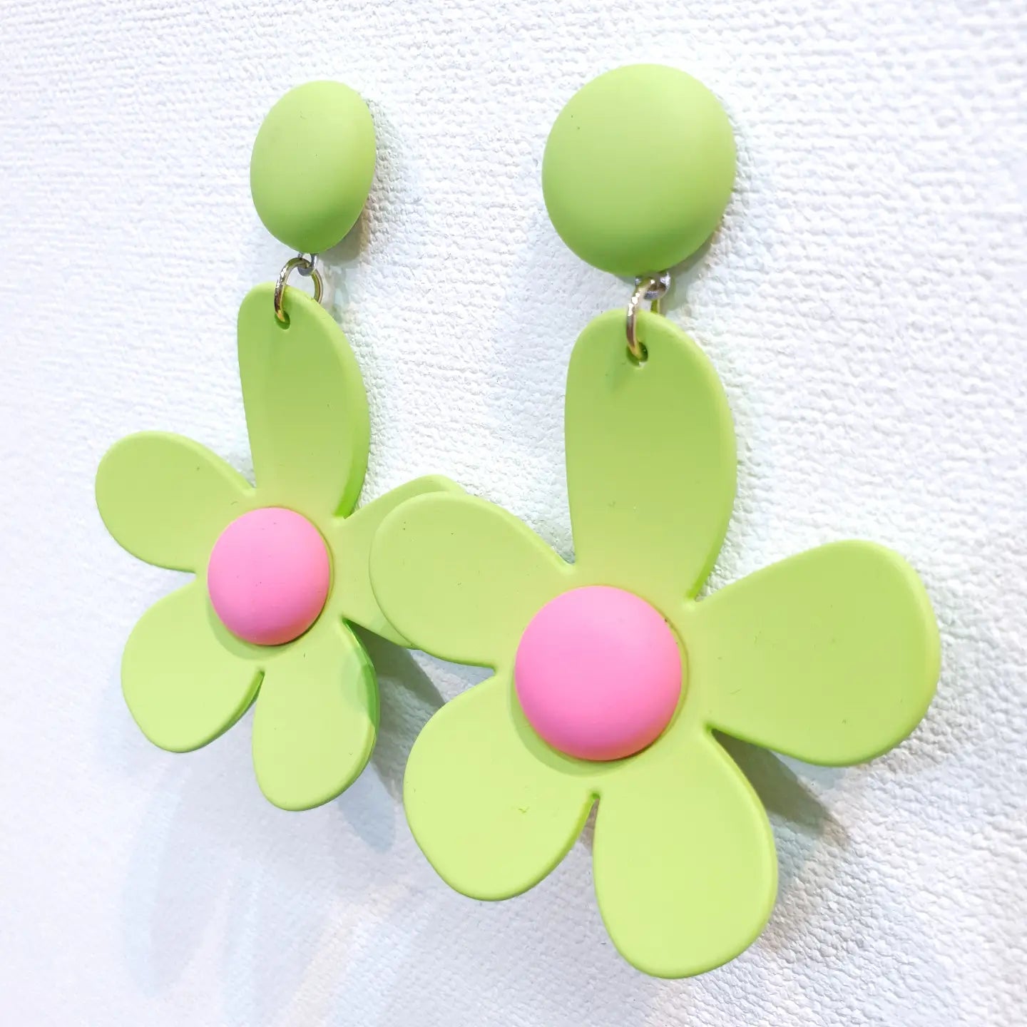 Green Earrings | Beautiful Green Earrings for Women with Sunflower Design