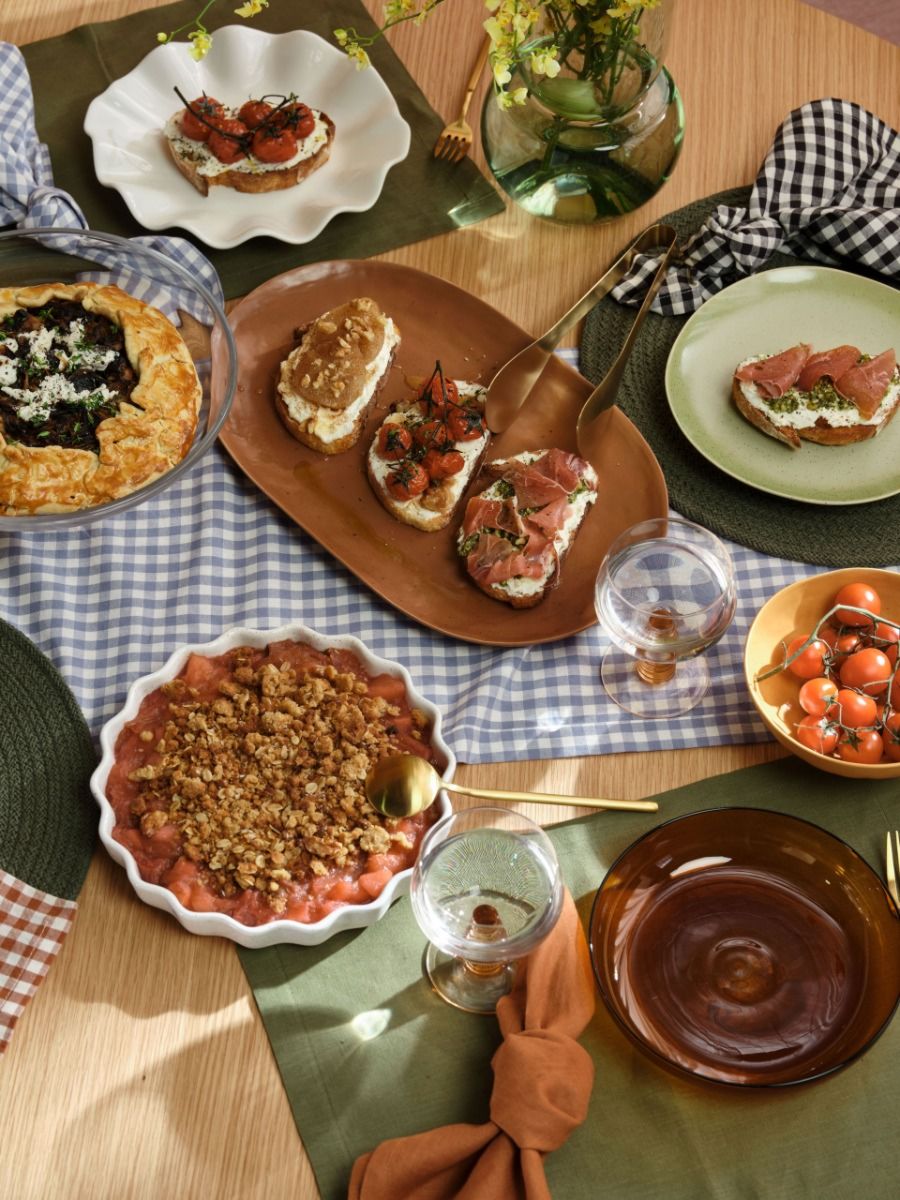 100% Linen Table Placemat Set