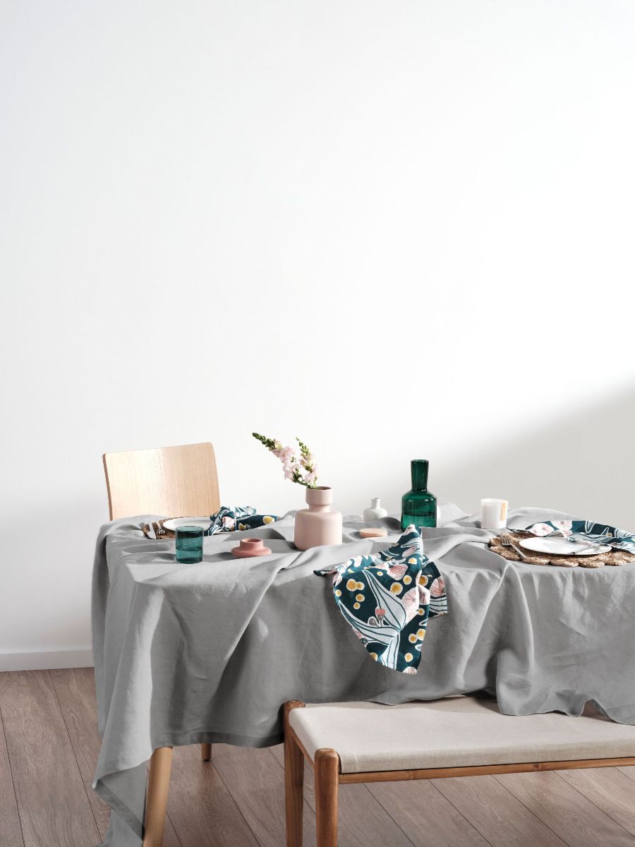 100% Linen Table Cloth