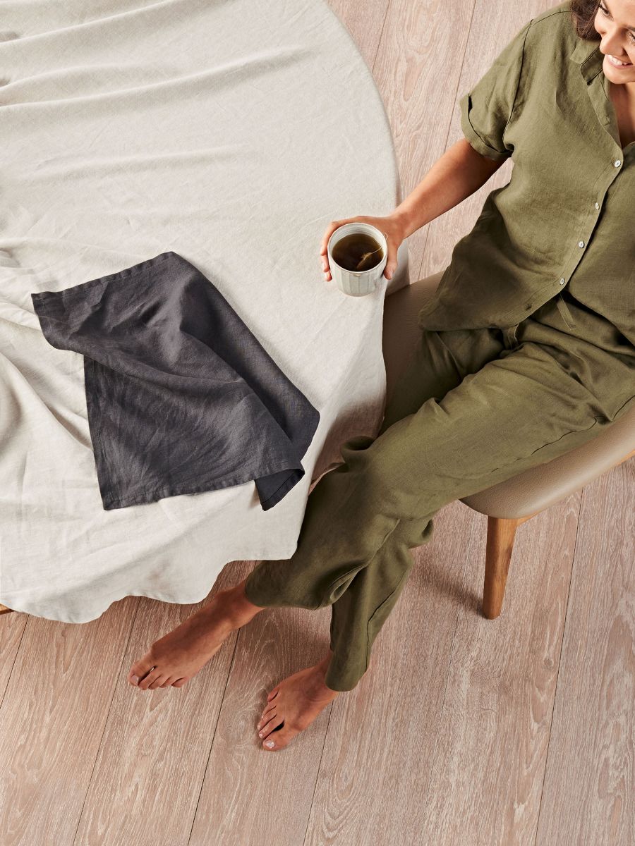 100% Linen Table Cloth