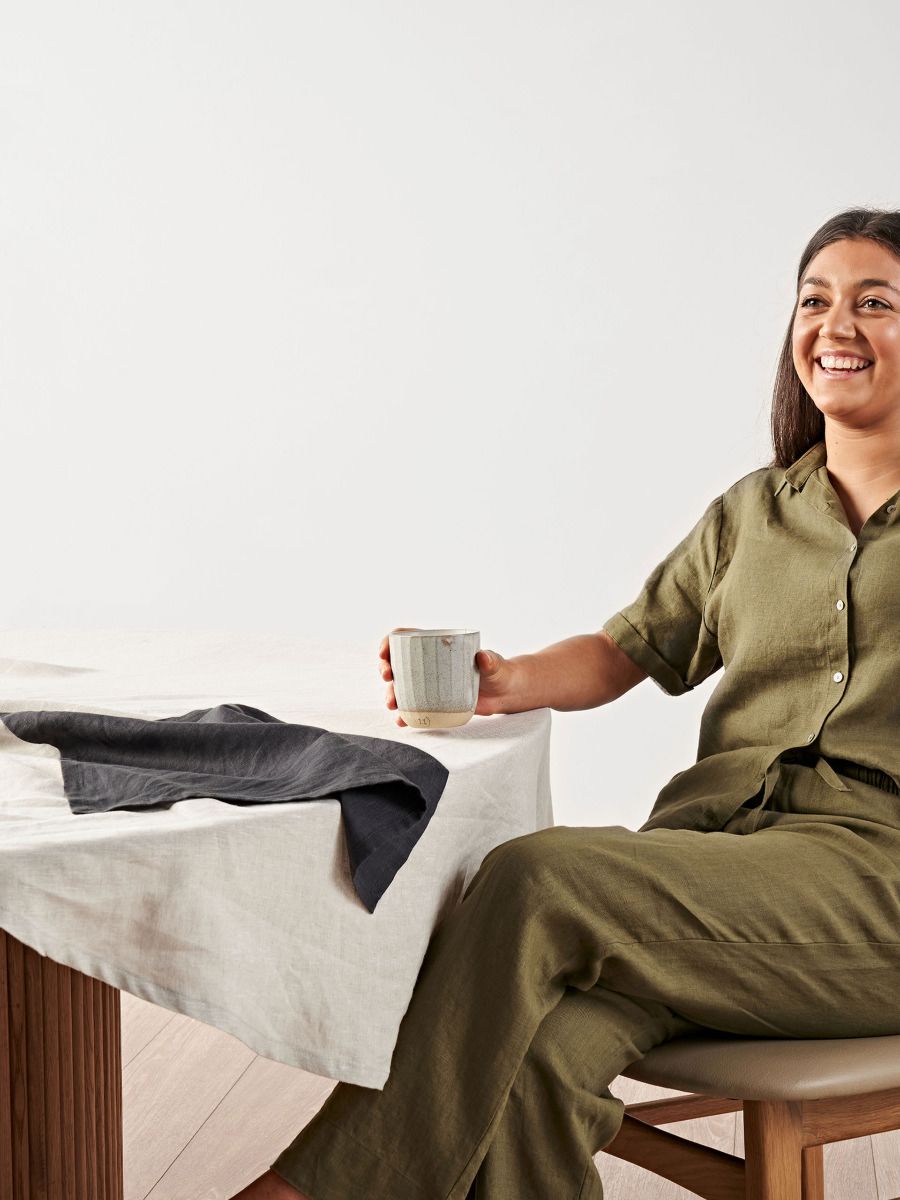 100% Linen Table Cloth