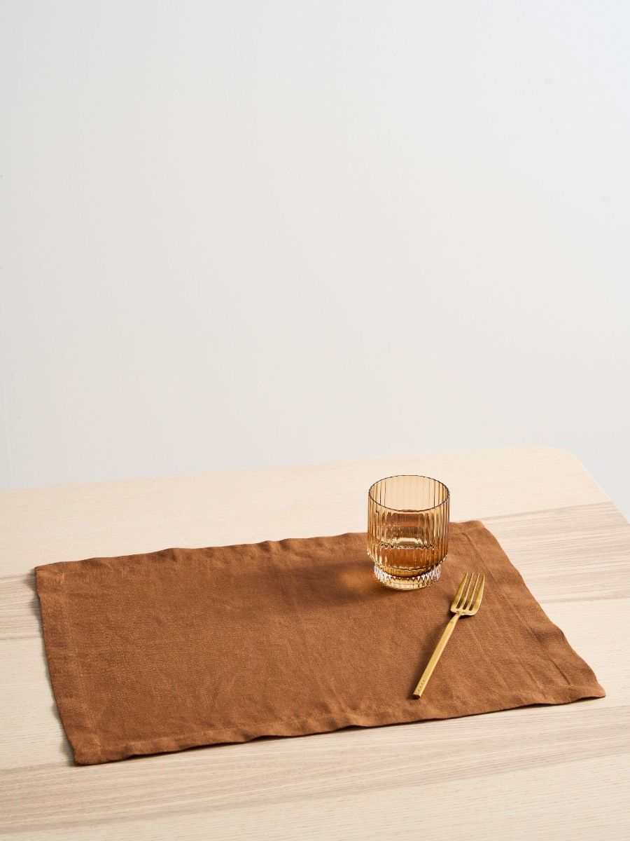 100% Linen Table Placemat Set