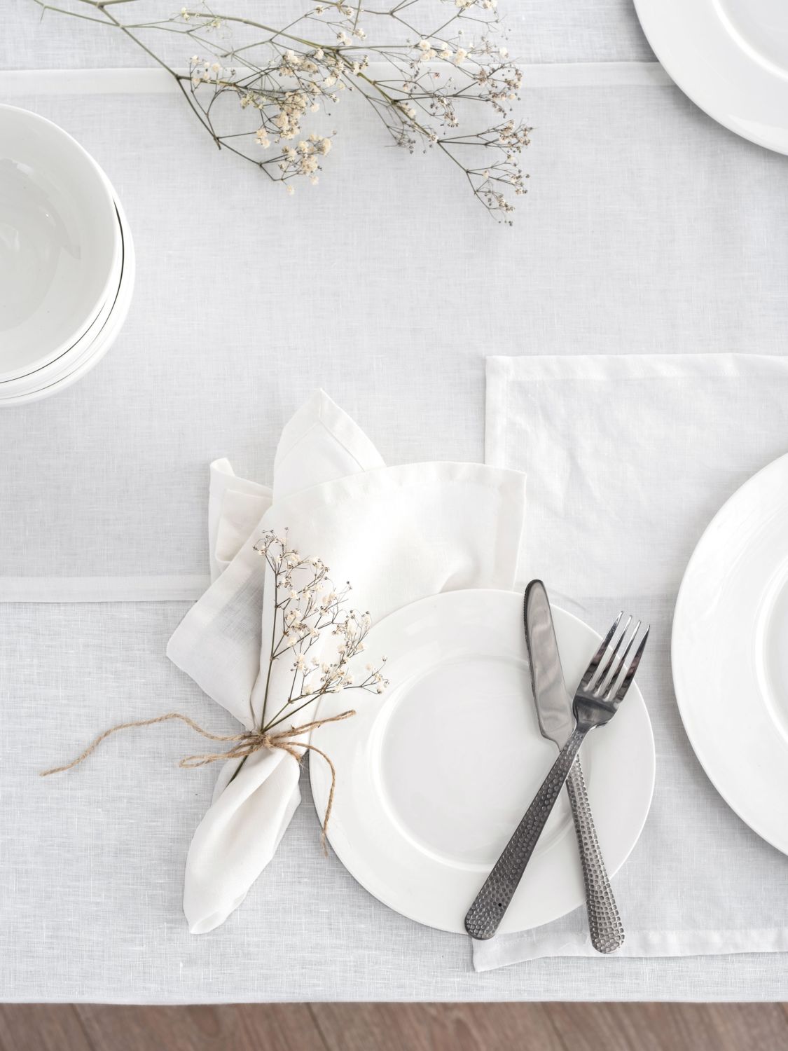 100% Linen Table Placemat Set