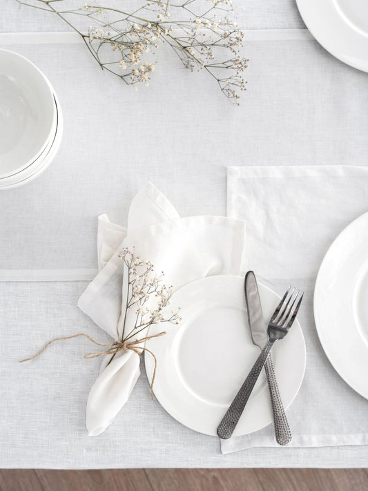 100% Linen Table Placemat Set