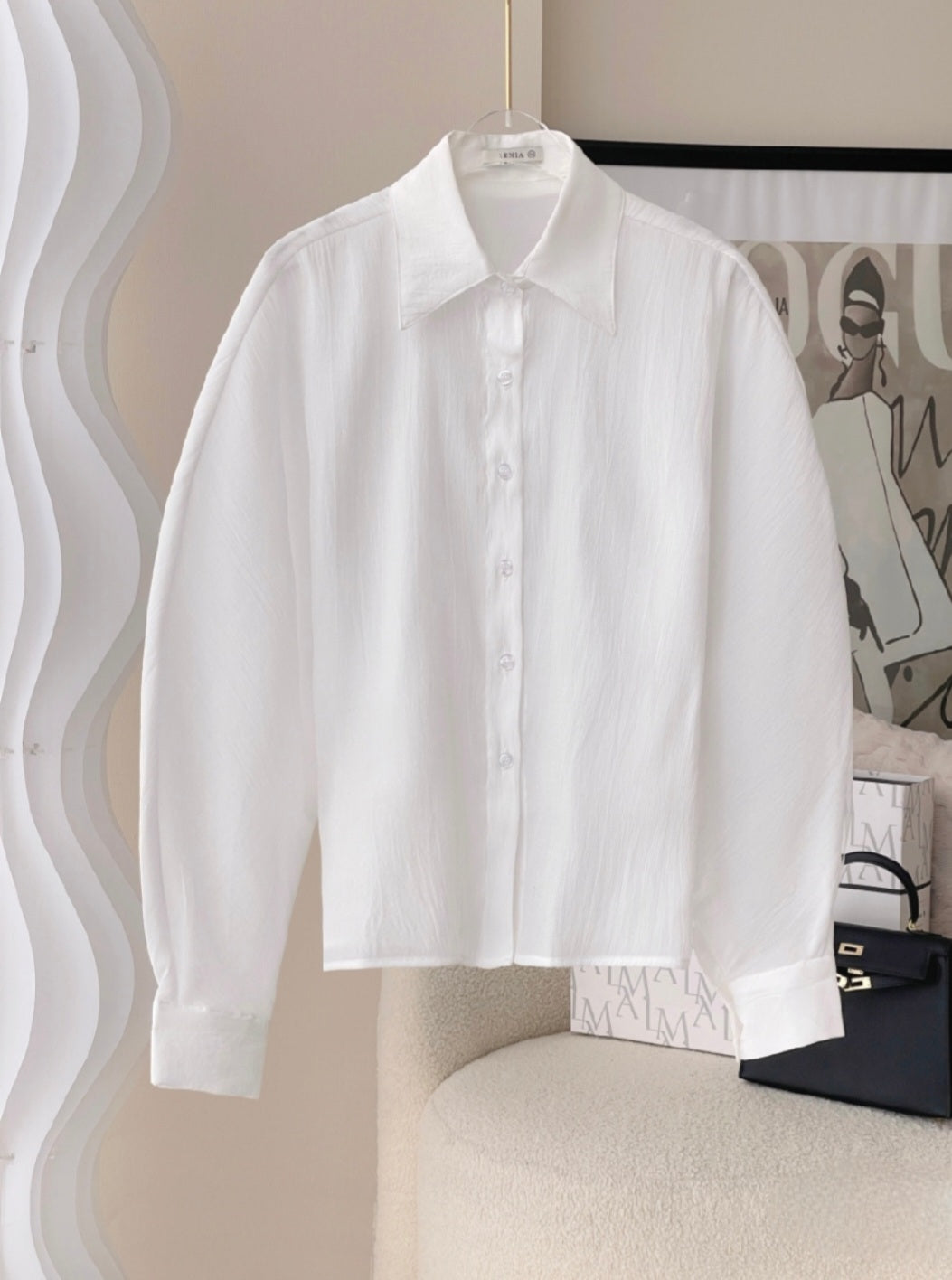 Organza Shirt Loose Style