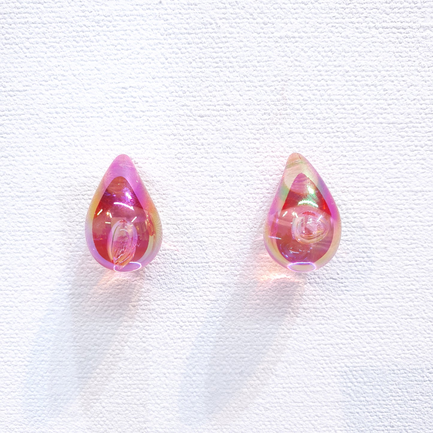 Pink Earrings - Stunning Water Drop Crystal Earrings | November 28