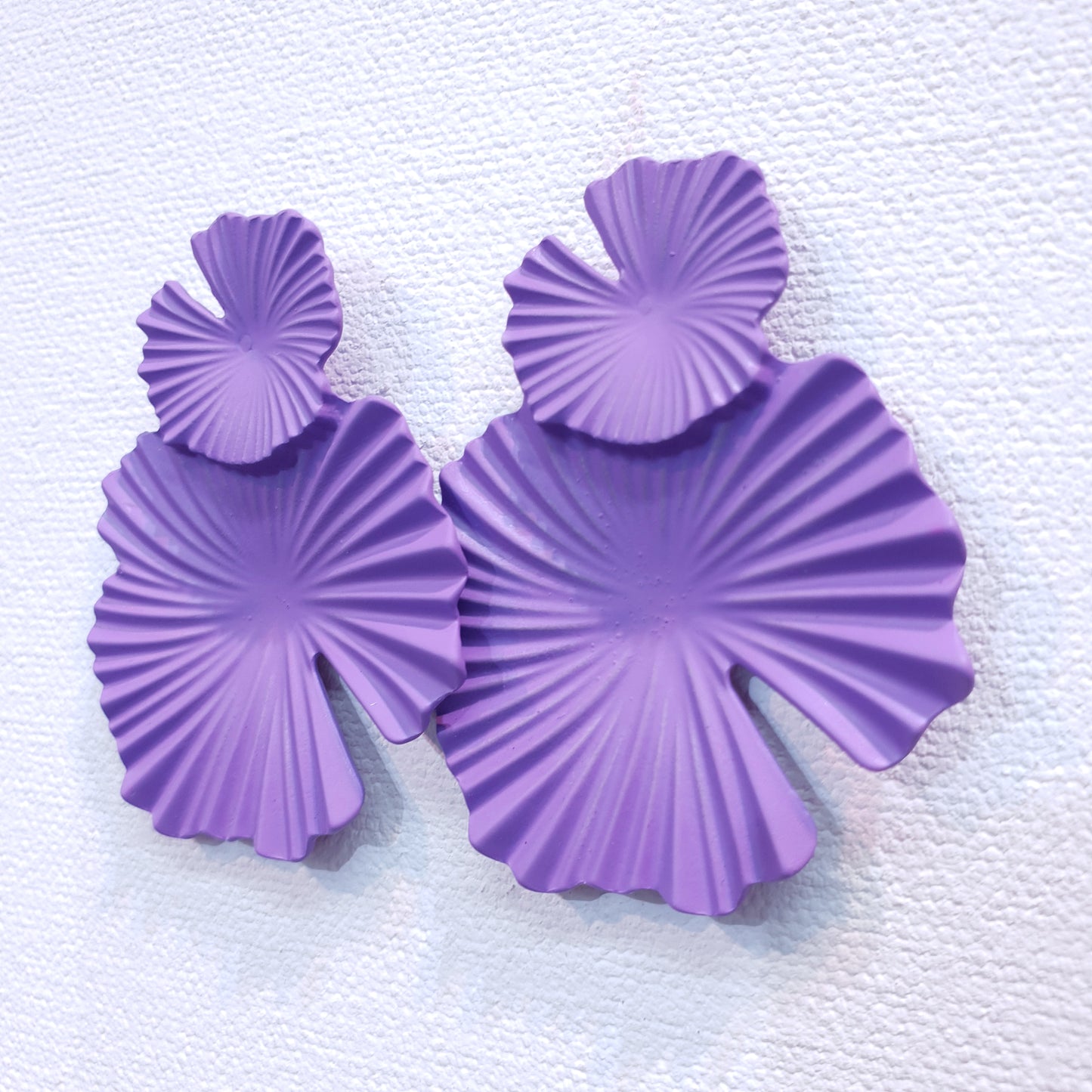 Purple Earrings | Gorgeous Purple Earrings for Women with Floral Design