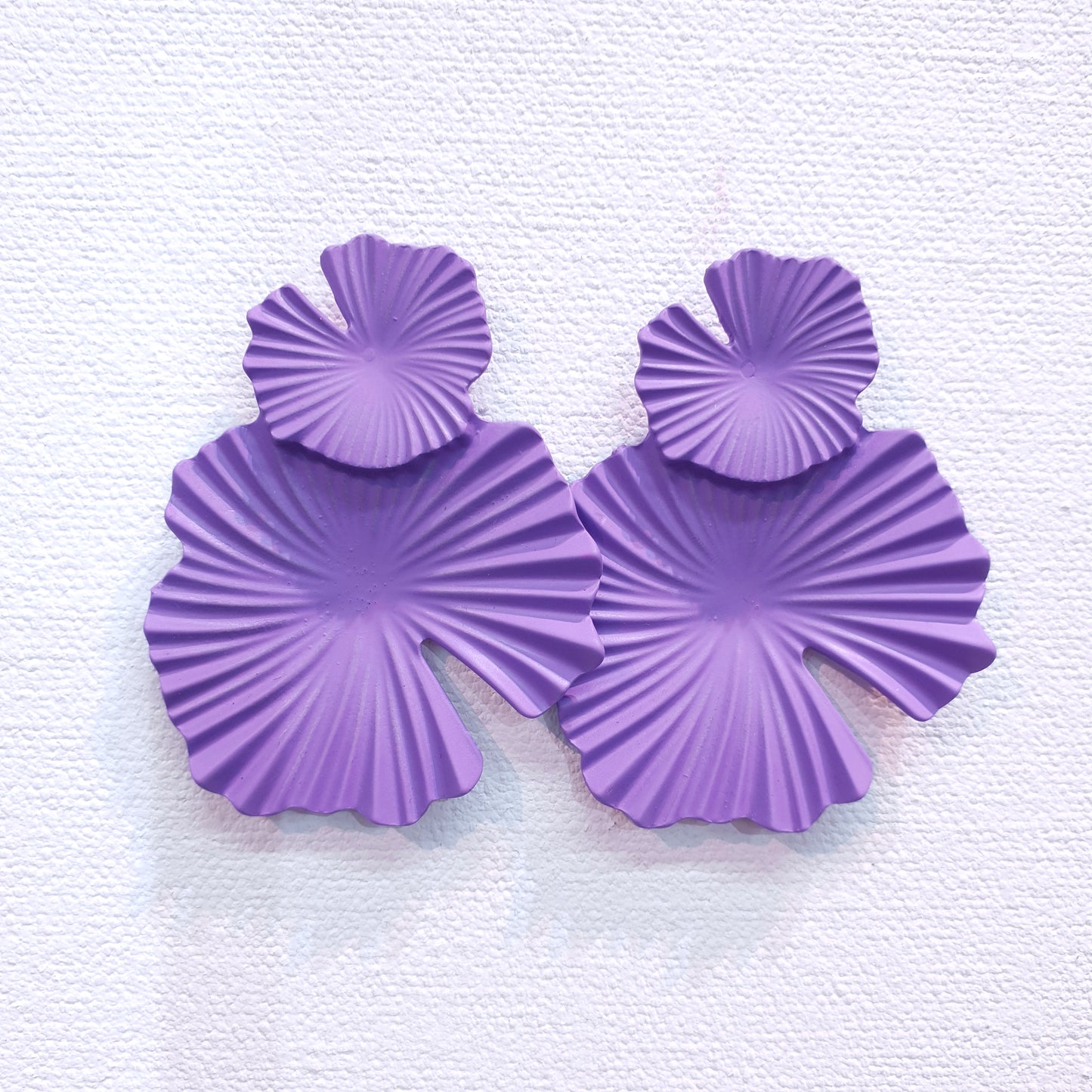 Purple Earrings | Gorgeous Purple Earrings for Women with Floral Design