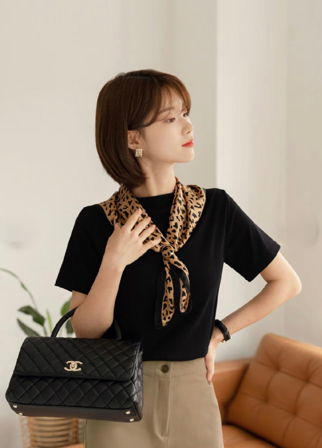 Short Sleeve Boat Neck Top | Korean Style Top | Office Look Top | Ever