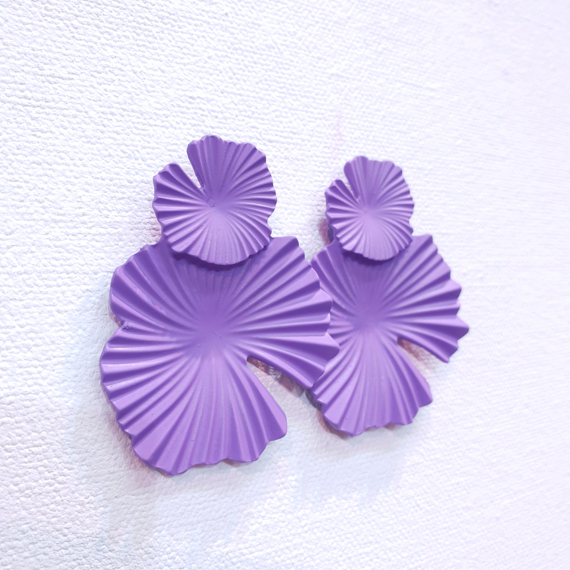 Purple Earrings | Gorgeous Purple Earrings for Women with Floral Design