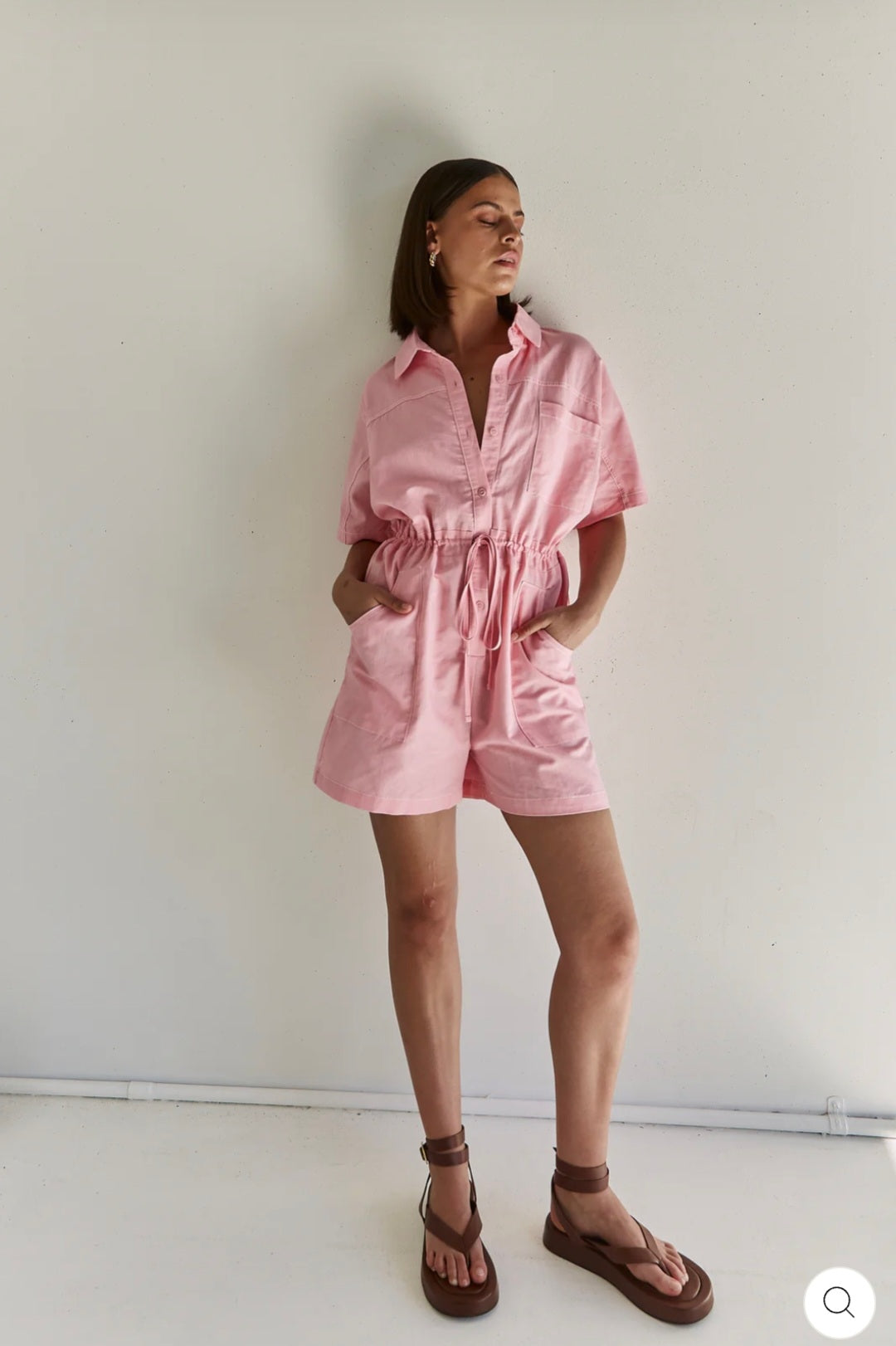 Pink Cotton Jumpsuit | Cotton Jumpsuit | Summer Jumpsuit