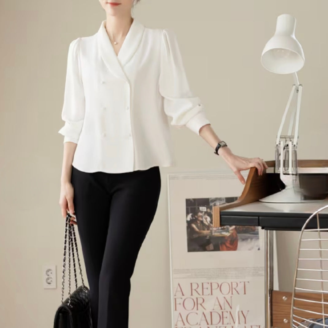 Formal Top | Dressy and Formal Tops for Women with Shawl Collar