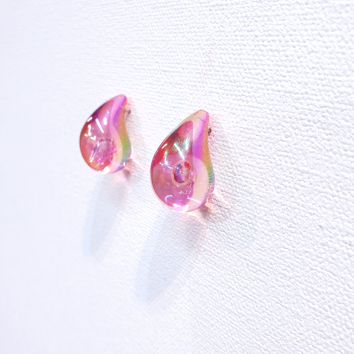 Pink Earrings - Stunning Water Drop Crystal Earrings | November 28