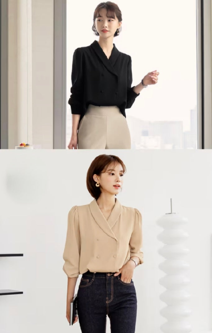 Formal Top | Dressy and Formal Tops for Women with Shawl Collar