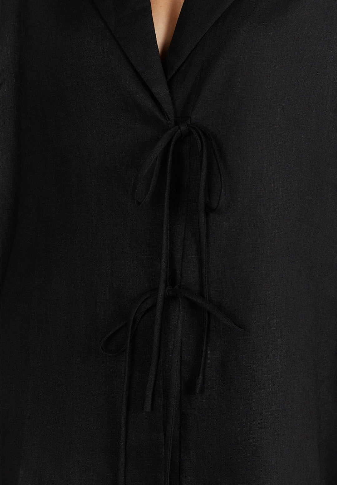 Black Linen Top | Linen Top | Shirt Top | Summer Top | 100% Organic Li