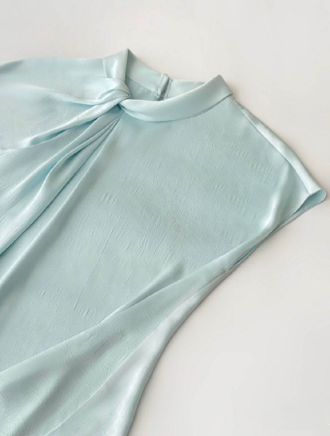 Satin Top with Cowls