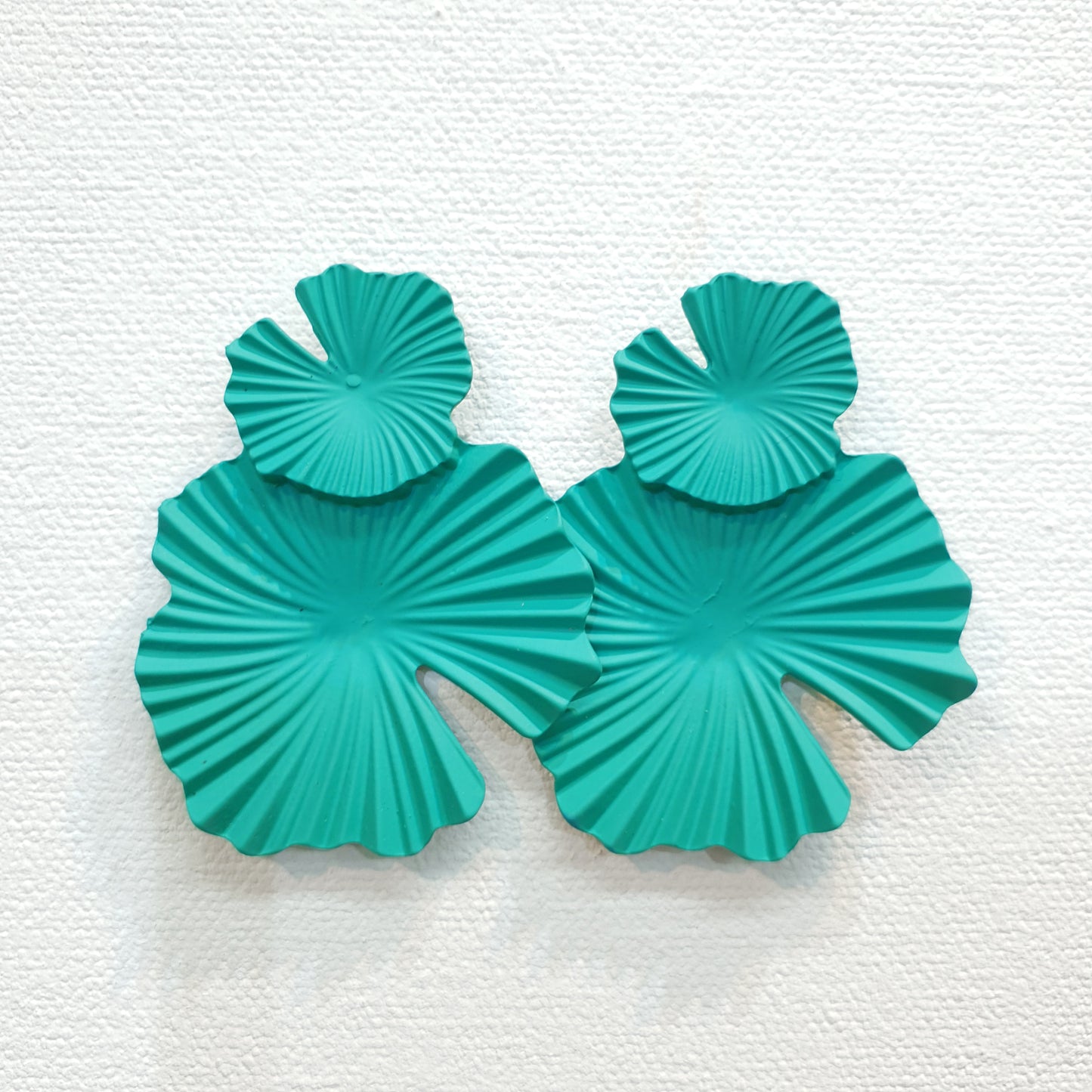 Green Earrings | Elegant Green Earrings for Women with Flower Design