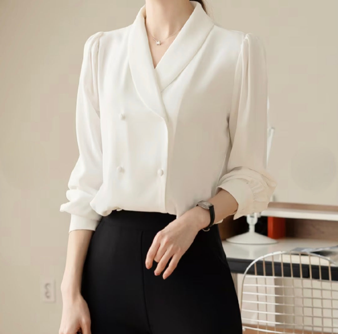 Formal Top | Dressy and Formal Tops for Women with Shawl Collar